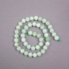Perles sur fil en amazonite, pierre naturelle, billes lisses, diamètre 8,5 mm ±, longueur 38 cm ±