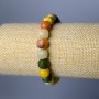 Bracelet Assorti en pierres naturelles — cubes facettés